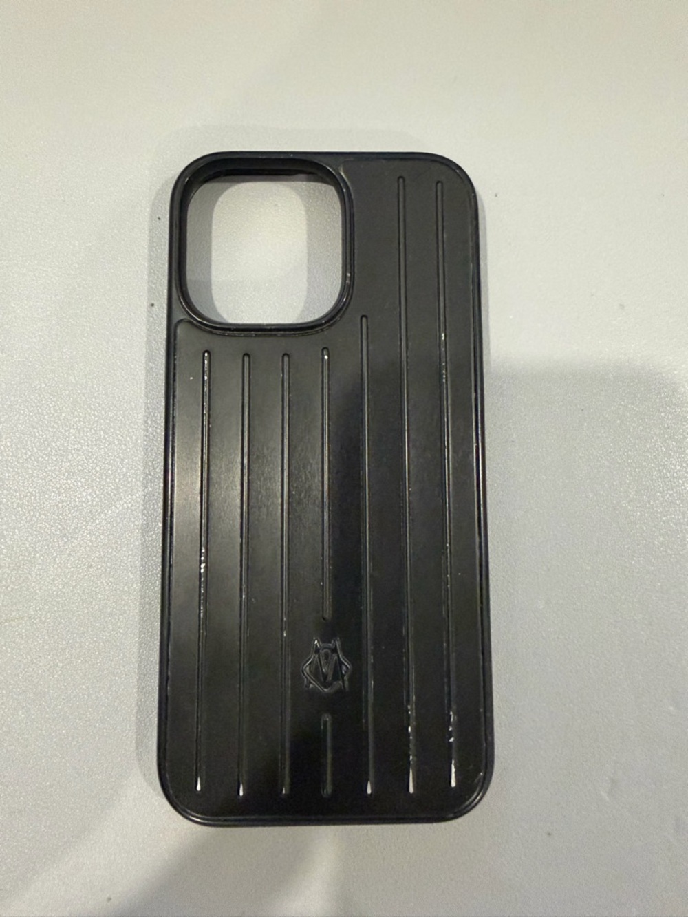 RIMOWA Black Ribbed Phone Case